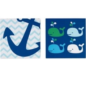 Little Bedding by NoJo Splish Splash 2-Pack Wall Art